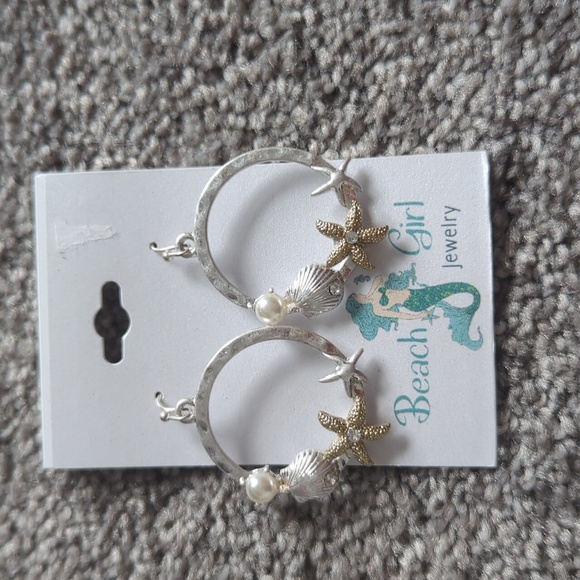 Jewelry - Beach hoop earrings